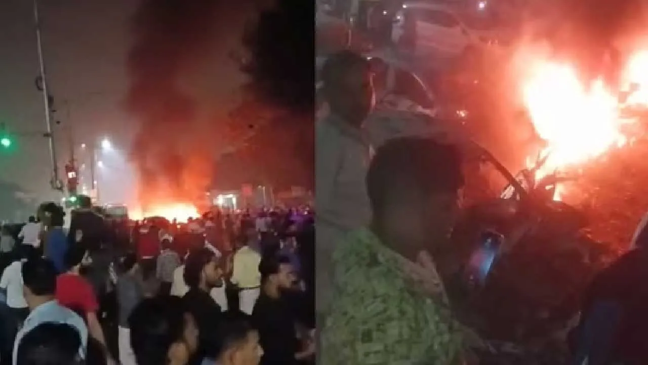 દિલ્હીમાં લાલ કિલ્લા પાસે કારમાં જોરદાર ધમાકો, એકનું મોત, હાઇ એલર્ટ જાહેર