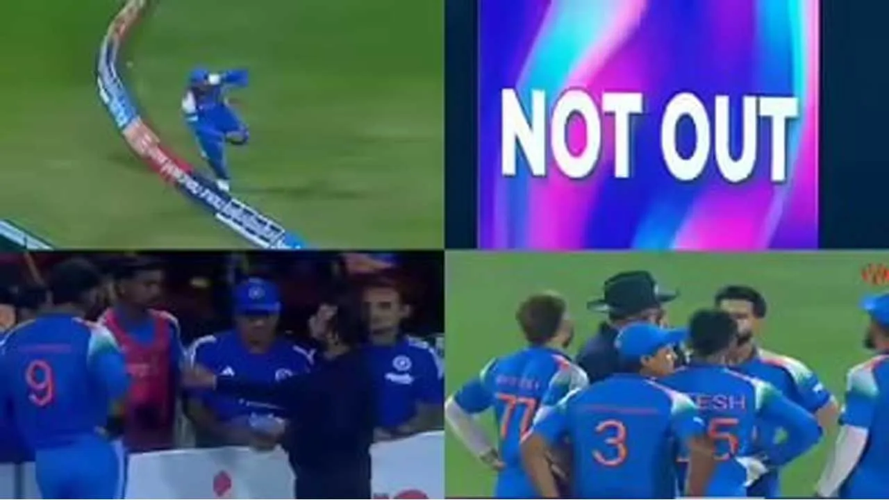 નેહલ વઢેરાએ બાઉન્ડ્રીની અંદરથી બીજા ફિલ્ડરને ફેંક્યો બૉલ છતા અમ્પાયરે ન આપ્યો આઉટ, મેચમાં ભારે બબાલ