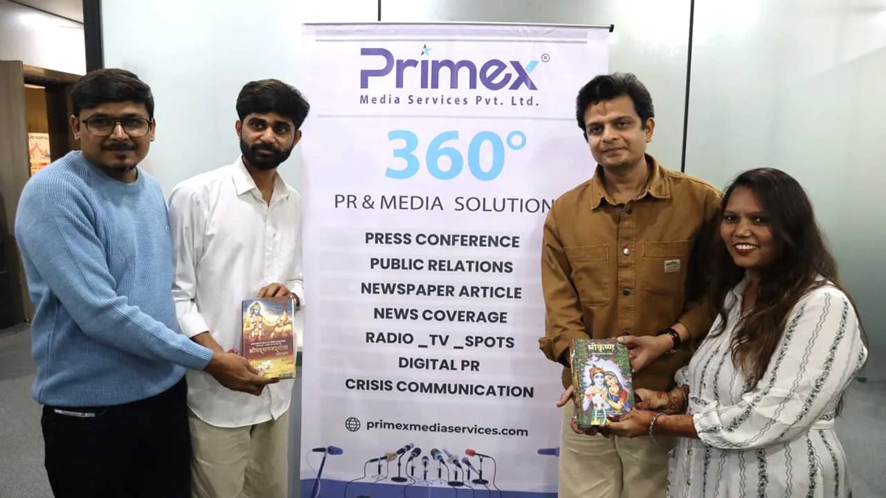 લાલો, કૃષ્ણ સદાય સહાયતેની ટીમ પહોંચી Primex મીડિયાની ઓફિસે, ગીતા- કૃષ્ણ ચરિત્ર સાથે કરાયું સન્માન