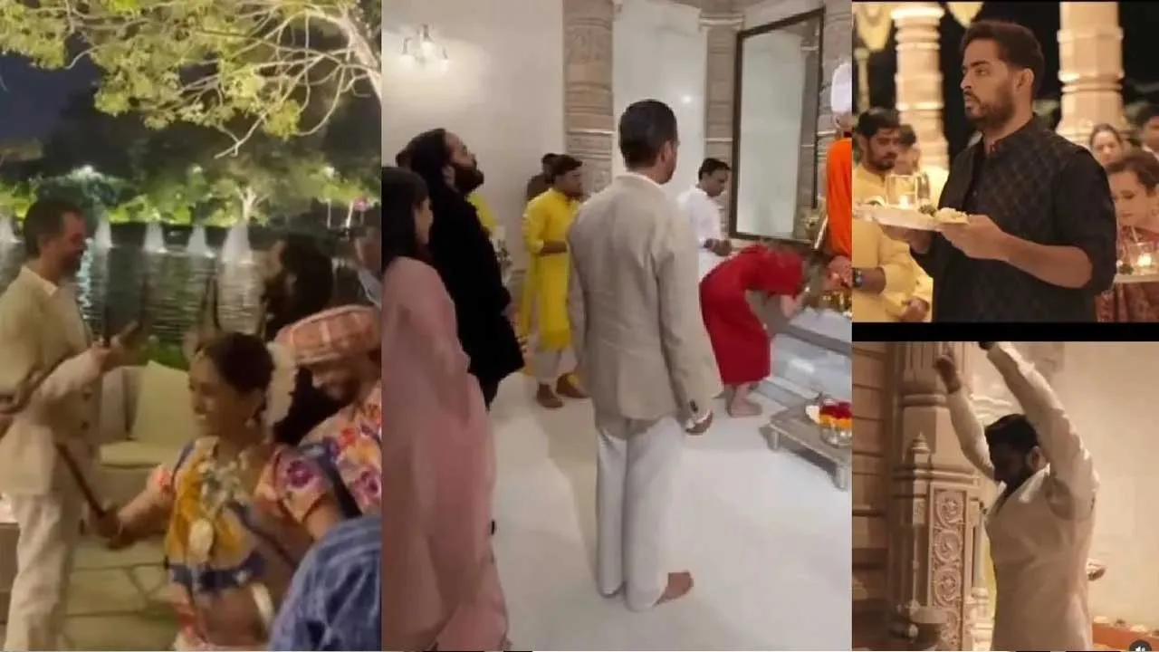 ભારત આવીને ભક્તિમાં ડૂબ્યા અમેરિકન રાષ્ટ્રપતિના પુત્ર, અંબાણી પરિવાર સાથે કરી ગણેશ પૂજા