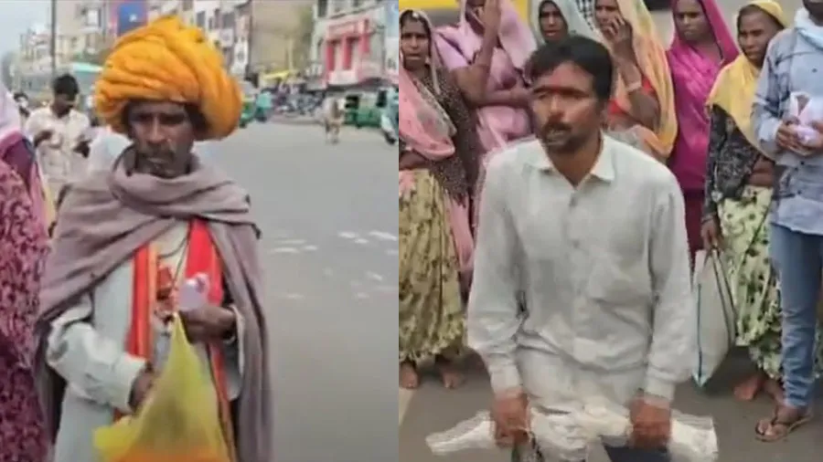 ગુજરાતમાં અંધશ્રદ્ધાનો વધુ એક કિસ્સો આવ્યો સામે! જાહેર રસ્તા પર ધૂણ્યો ભૂવો; આત્મા લેવા..