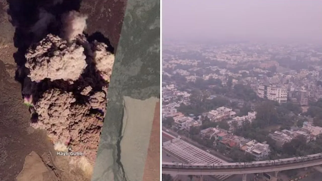 દિલ્હી-મુંબઈના આકાશમાં પહોંચી ઇથોપિયાના જ્વાળામુખીની રાખ, ભારત માટે કેટલું મોટું જોખમ?