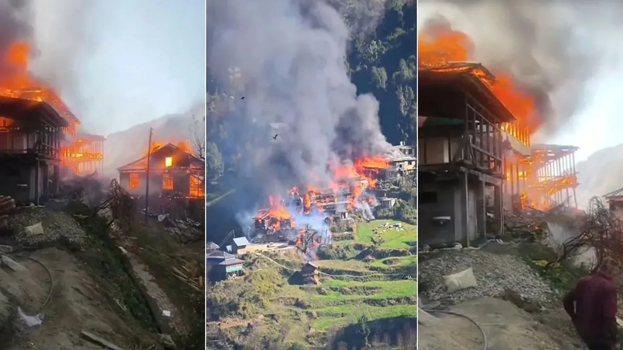 આંખો સામે રાખ થઈ ગયું અડધું ગામ; ગૌશાળાઓ પણ સળગી ગઈ