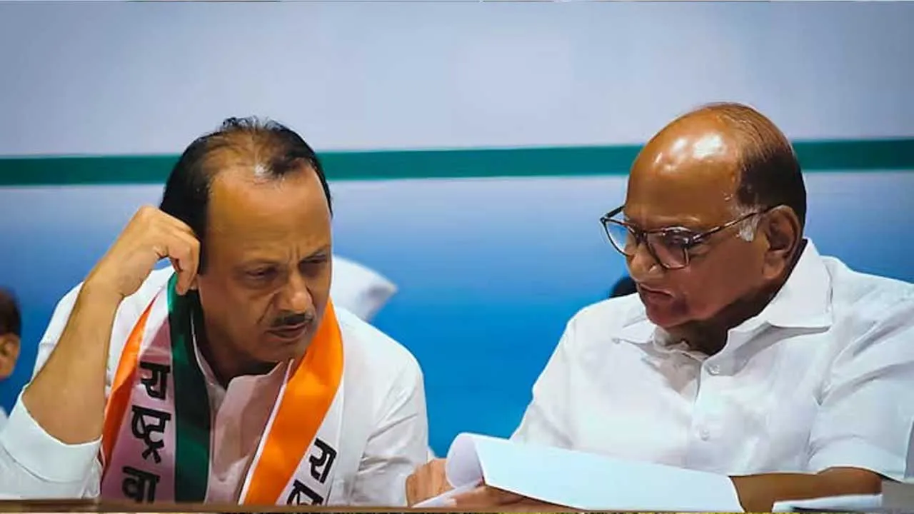 DyCM Ajit Pawar-Sharad Pawar