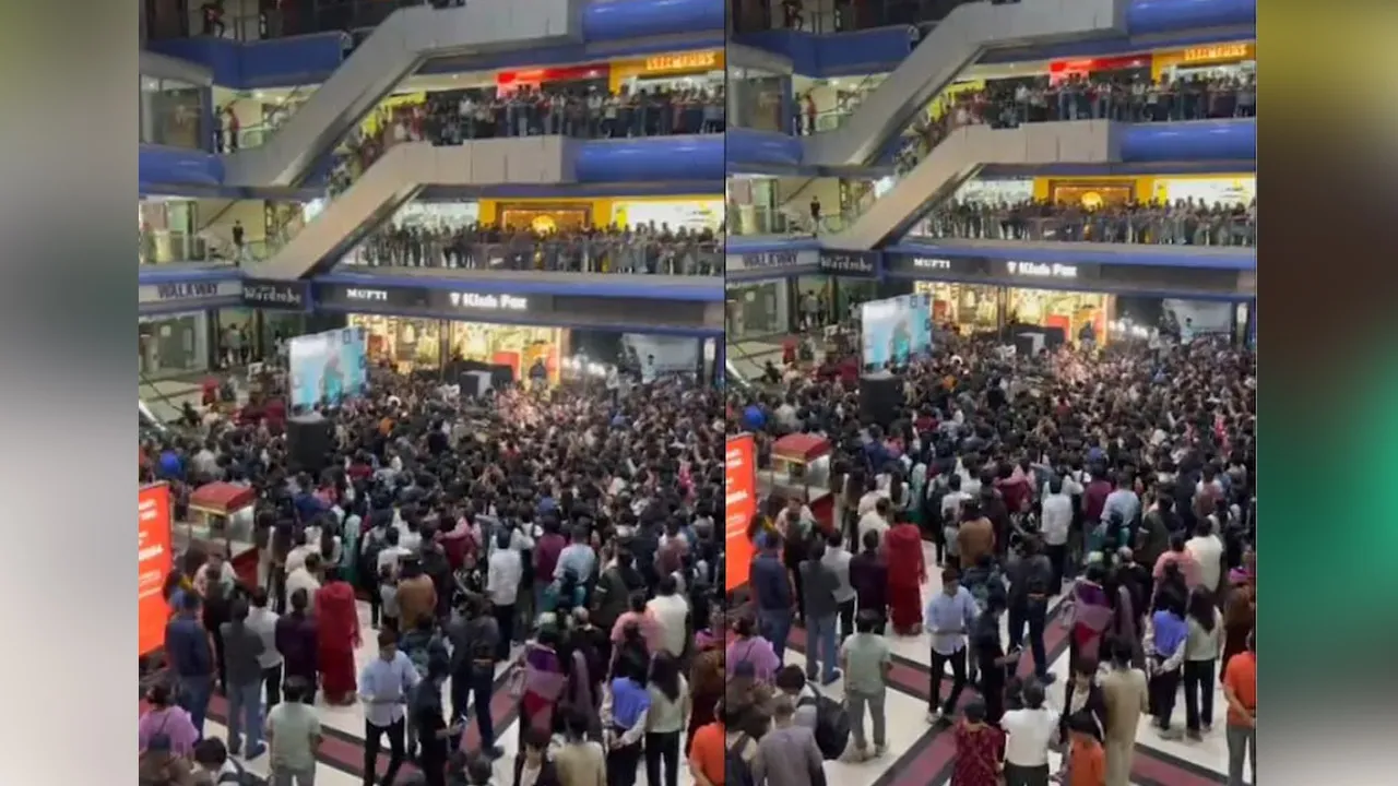 ‘લાલો: કૃષ્ણ સદા સહાયતે'ના કલાકારો રાજકોટના મૉલમાં પહોંચતા અફરાતફરી, એક બાળકી માંડ-માંડ બચી