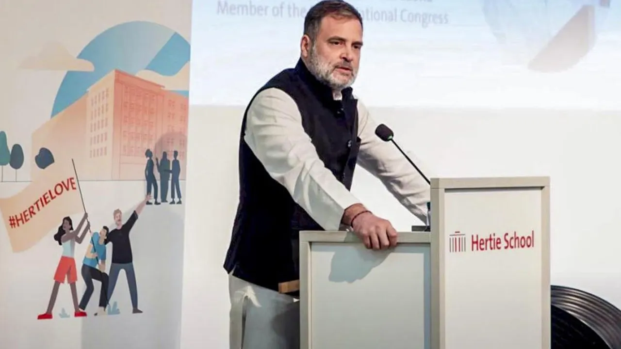 જર્મનીમાં રાહુલ ગાંધીએ ભાજપ પર કર્યો પ્રહાર, ED-CBIને હાથો બનાવવાનો આરોપ