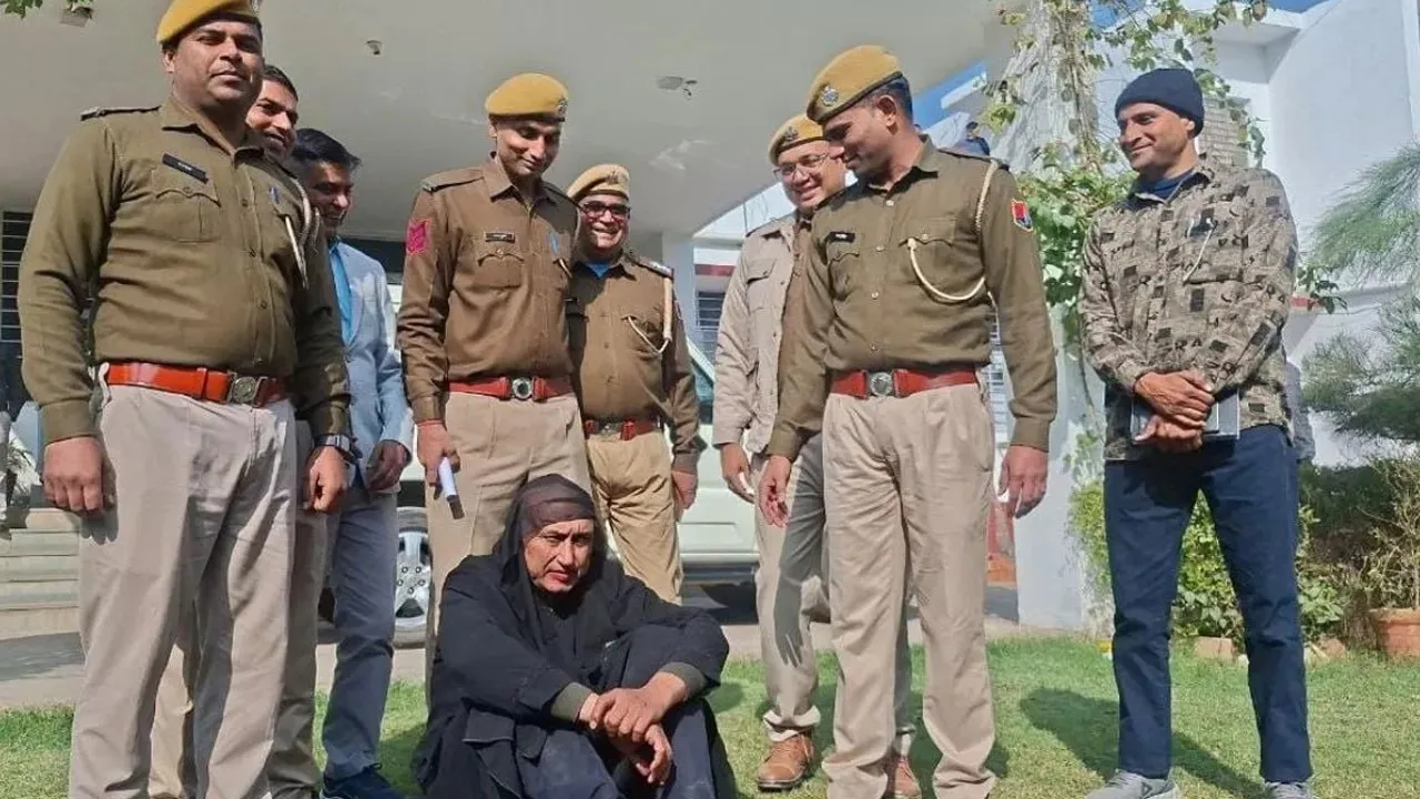 હોઠ પર લિપસ્ટિક લગાવી, શરીર આખું બુરખાથી ઢાંકેલું... રાજસ્થાનનો રાજેન્દ્ર મુસ્લિમ મહિલાના વેશમાં વૃંદાવનમાં સંતાયો હતો