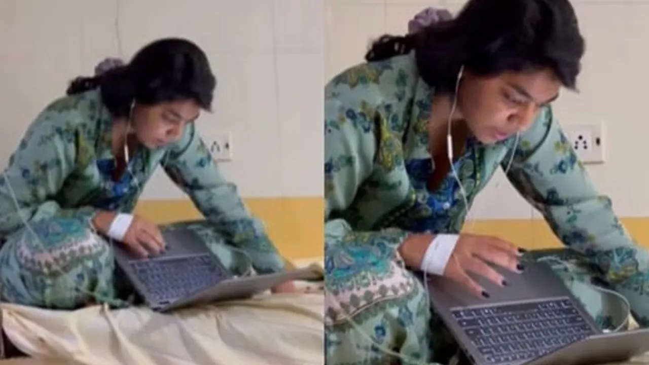 કોર્પોરેટ કલ્ચર પર ફરી સવાલ... મહિલાની 1 દિવસ પહેલા સર્જરી, હાથમાં ડ્રિપ સાથે હોસ્પિટલમાંથી સીધી ઓફિસ મીટિંગમાં હાજરી આપી