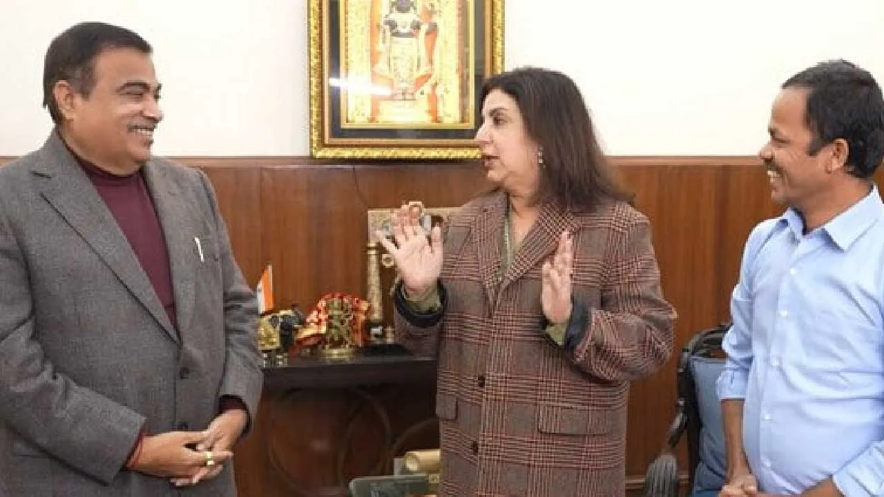 ફરાહ ખાનના રસોઈયાએ નીતિન ગડકરીને કહ્યું- સાહેબ મારા ગામમાં એક રોડ બનાવી આપોને...