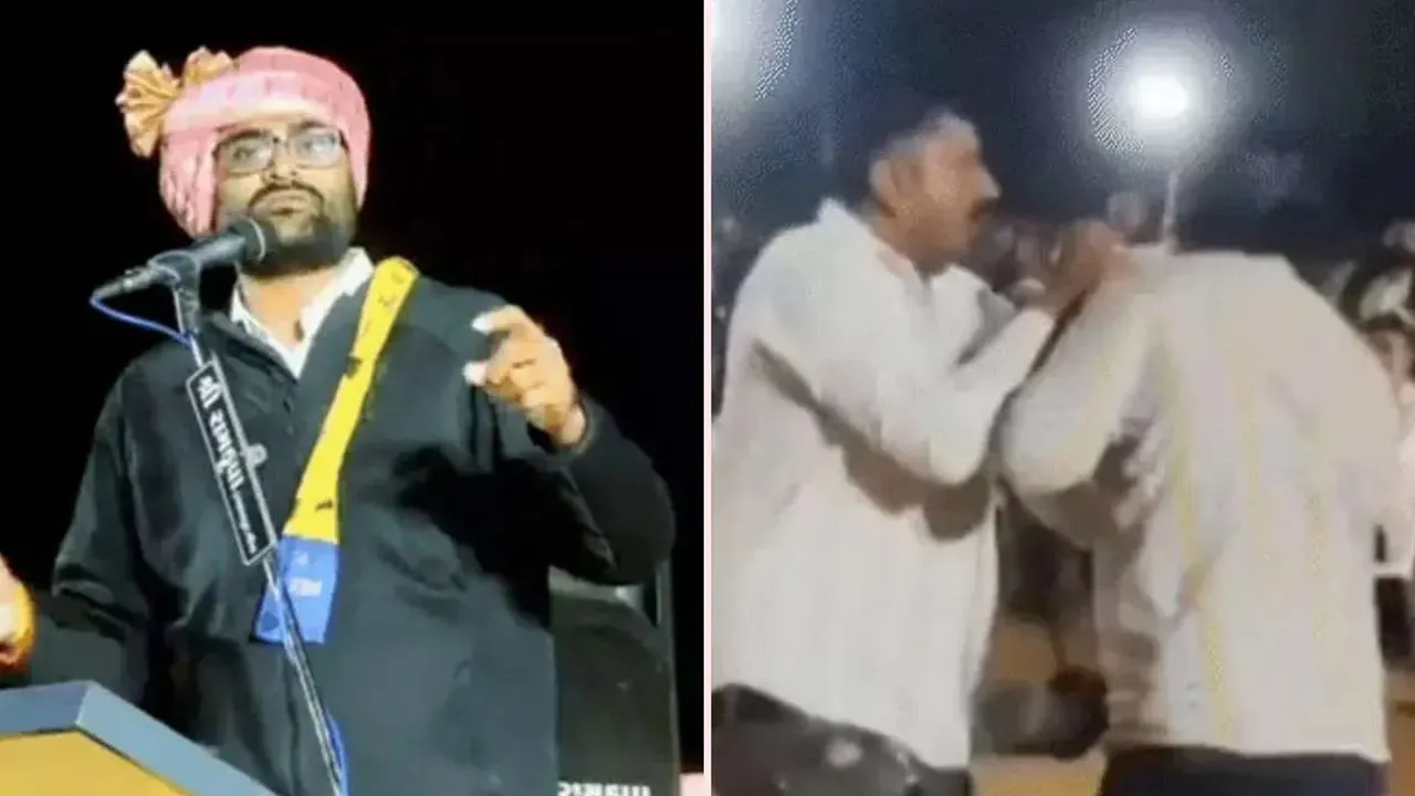 ગોપાલ ઈટાલિયા પર જૂતું ફેંકાઈ એ પહેલા શખ્સ ઝડપાયો, ગોપાલે કહ્યું- ખૂણામાં લઈ જઈને...