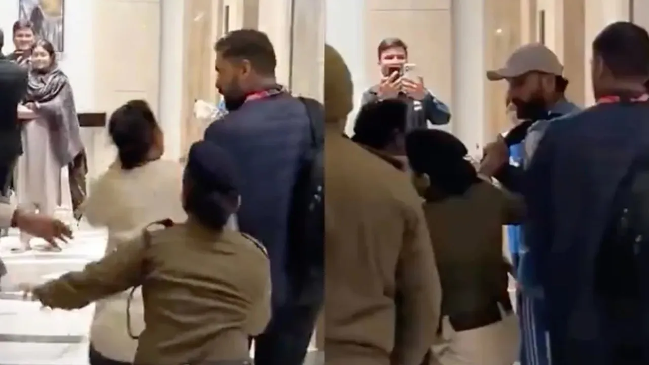 ઇન્દોરમાં હોટલ બહાર મહિલાએ રોહિત શર્માનો હાથ પકડ્યો, સુરક્ષા તોડવાનું કારણ પણ જણાવ્યું