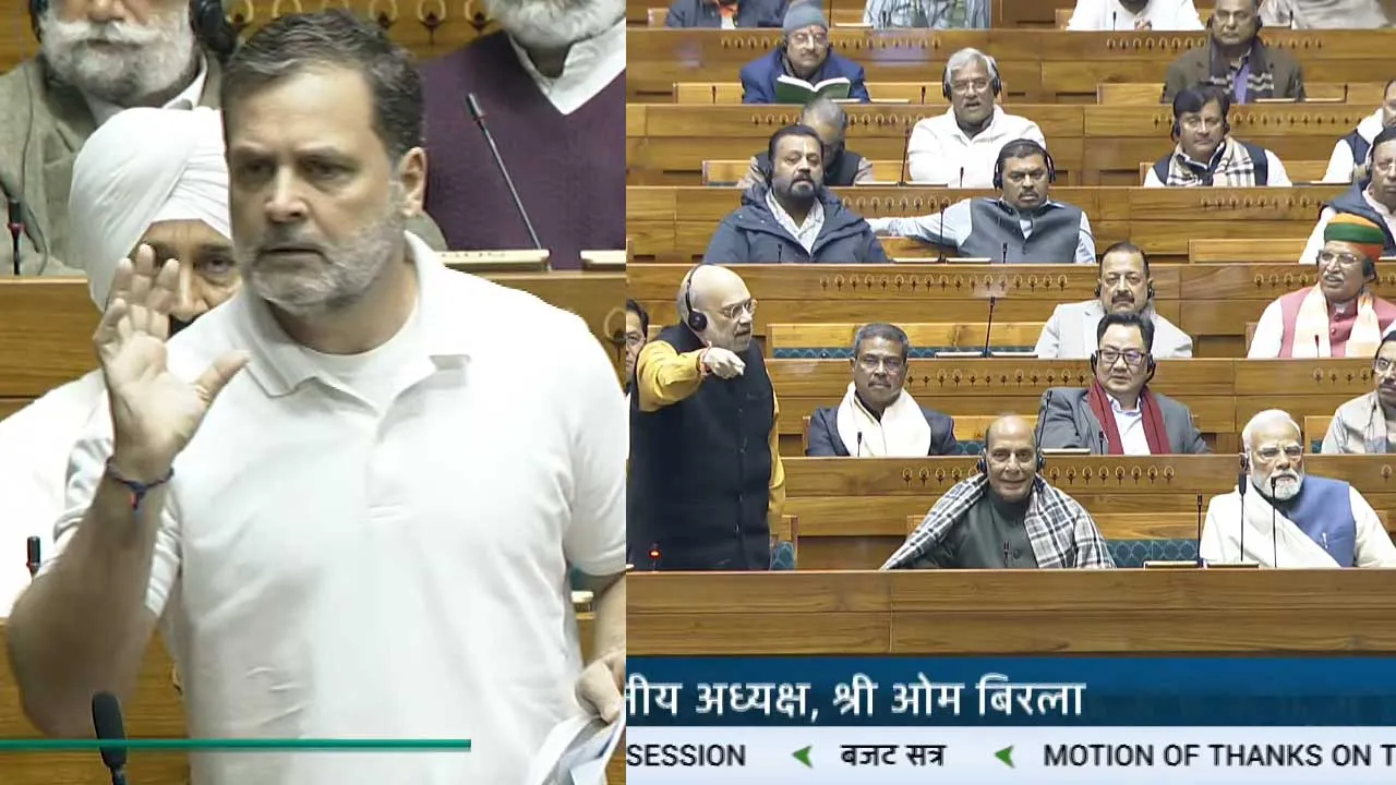 સંસદમાં રાહુલ ગાંધી એવું શું બોલ્ચા કે અમિત શાહ-રાજનાથ સિંહ ગુસ્સે થઈ ગયા