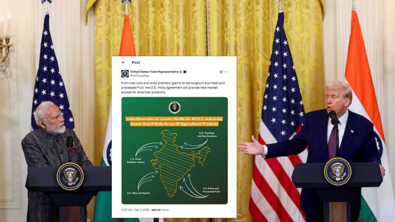 અમેરિકાની ટ્રેડ ડીલમાં ભારતનો સંપૂર્ણ નકશો... ટ્રમ્પે PoK અને અક્સાઈ ચીનને ભારતનો ભાગ ગણાવ્યા