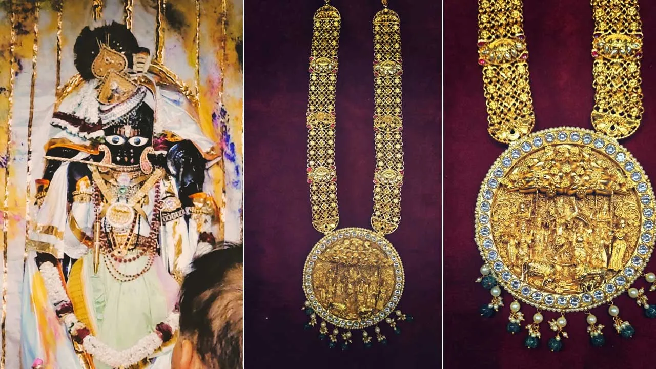 ડાકોરમાં રણછોડરાયને ચાંદીનો ગોલ્ડ પ્લેટેડ વિશિષ્ટ હાર સુરતના એડવોકેટ શ્રેયસ દેસાઇએ અર્પણ કર્યો 