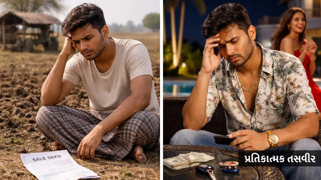 ગુજરાતના યુવાનો મોઘી ગાડીઓ, વૈભવી મકાનો માટે પોતાની જમીન ખેતર ના વેચશો