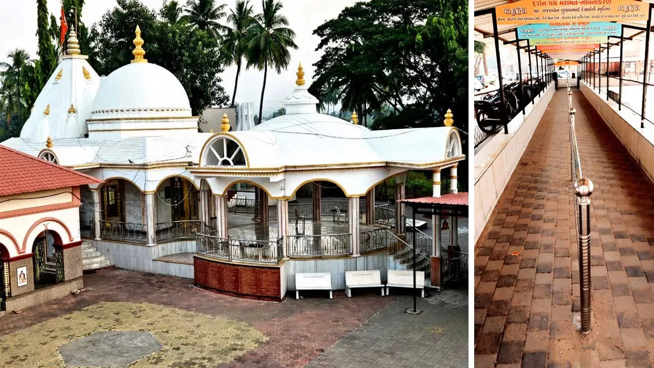 શ્રી શુક્લેશ્વર મહાદેવ મંદિર ધામ ખાતે એડવોકેટ શ્રેયસ દેસાઇ પરિવાર તરફથી ફરીથી દર્શન પથના નિર્માણ માટે 2.5 લાખનું દાન 