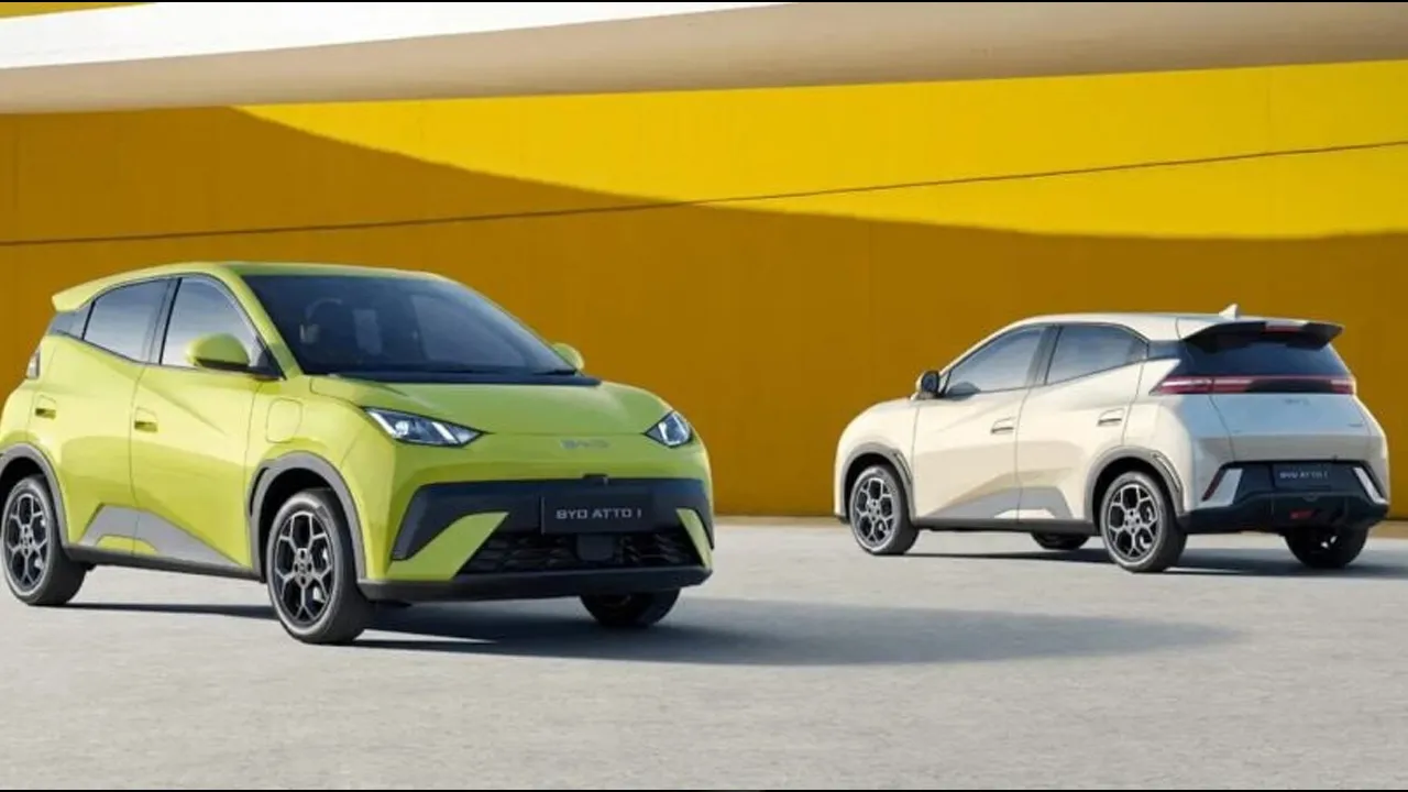 BYDએ સૌથી નાની કારAtto 1 લોન્ચ કરી; 380 Kmની રેન્જ, કાર નાની છે પણ કિંમત મોટી છે