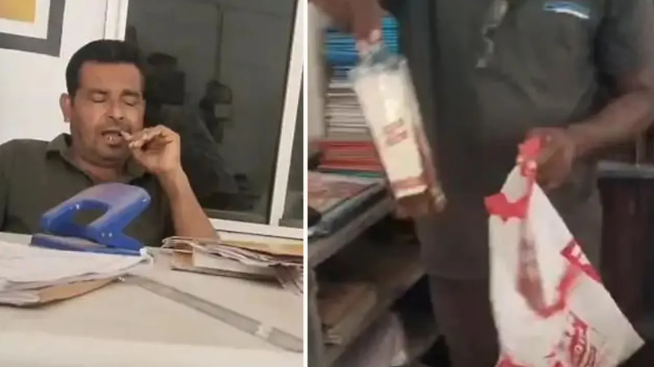 મોરબીનો આ દારૂડિયો શિક્ષક વિદ્યાર્થીઓને શું ભણાવશે? ક્લાસ રૂમમાં જ મળી બોટલ, નફ્ફટ કહે છે- હું તો દારૂ પીવાનો જ છું...