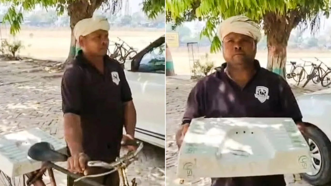 'સાહેબ, આ ટોયલેટ સીટ લો અને મારી દીકરીનું નામ લખી લો!' લાચાર પિતાનો અનોખો વિરોધ