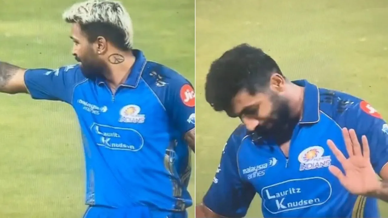 શું પંડ્યા અને બૂમરાહ વચ્ચે ઝઘડો થયો? ફિલ્ડિંગ સેટ કરતા મુંબઈ ઈન્ડિયન્સનો કેપ્ટન ગુસ્સે ભરાયો
