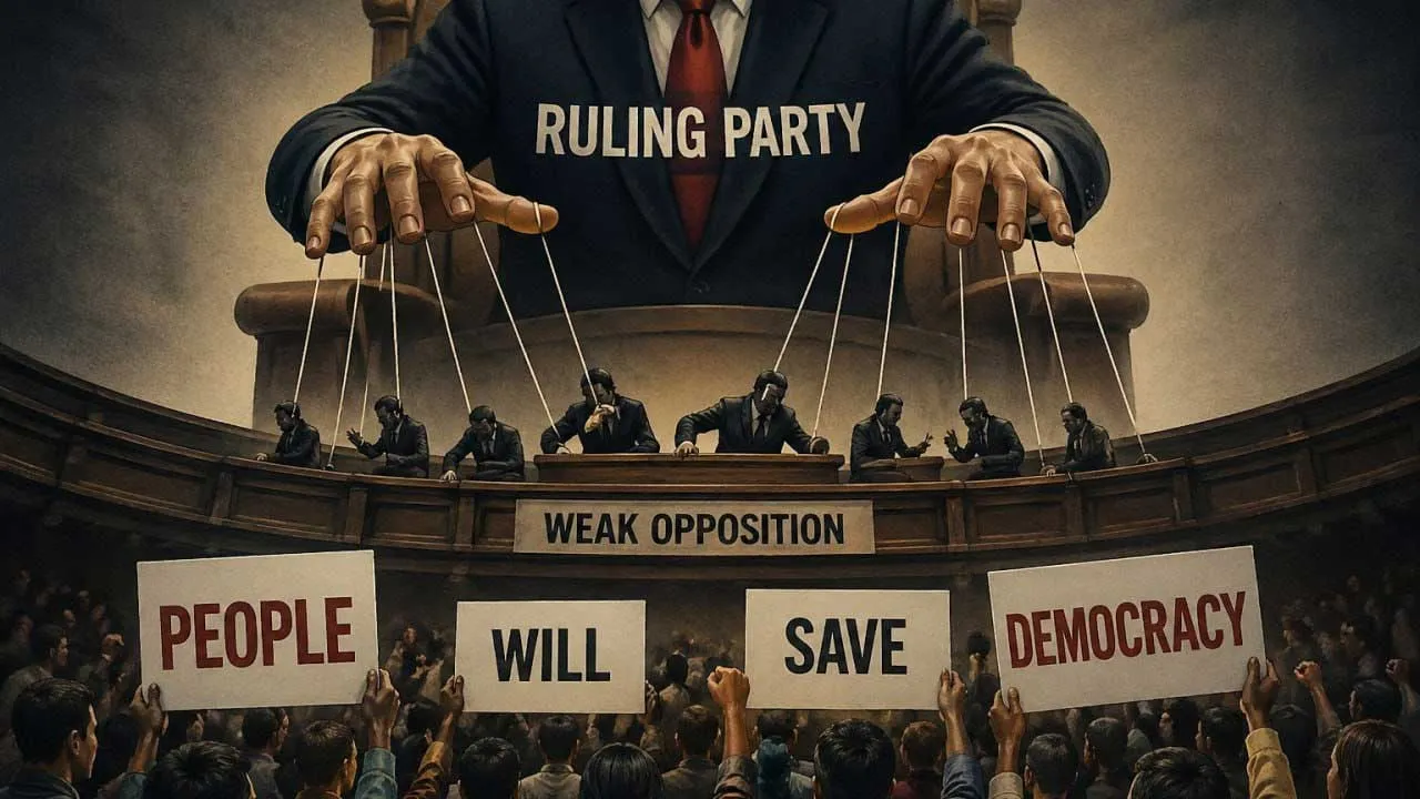 વિપક્ષ નબળો પડે તો શું લોકશાહી મરી જાય?