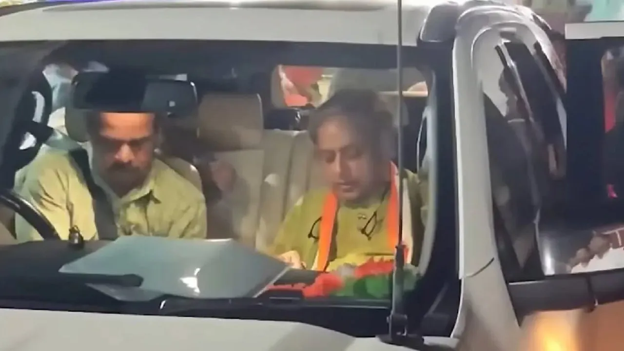 કોંગ્રેસ સાંસદ શશી થરૂરના કાફલા પર હુમલો, ગનમેનને બહાર નીકળવું પડ્યું