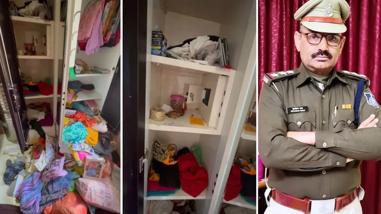 પોલીસ અધિકારીના ઘરમાં જ ચોરોએ હાથ સાફ કરી નાખ્યા, 4 તોલું સોનું લઈને થયા રફુચક્કર