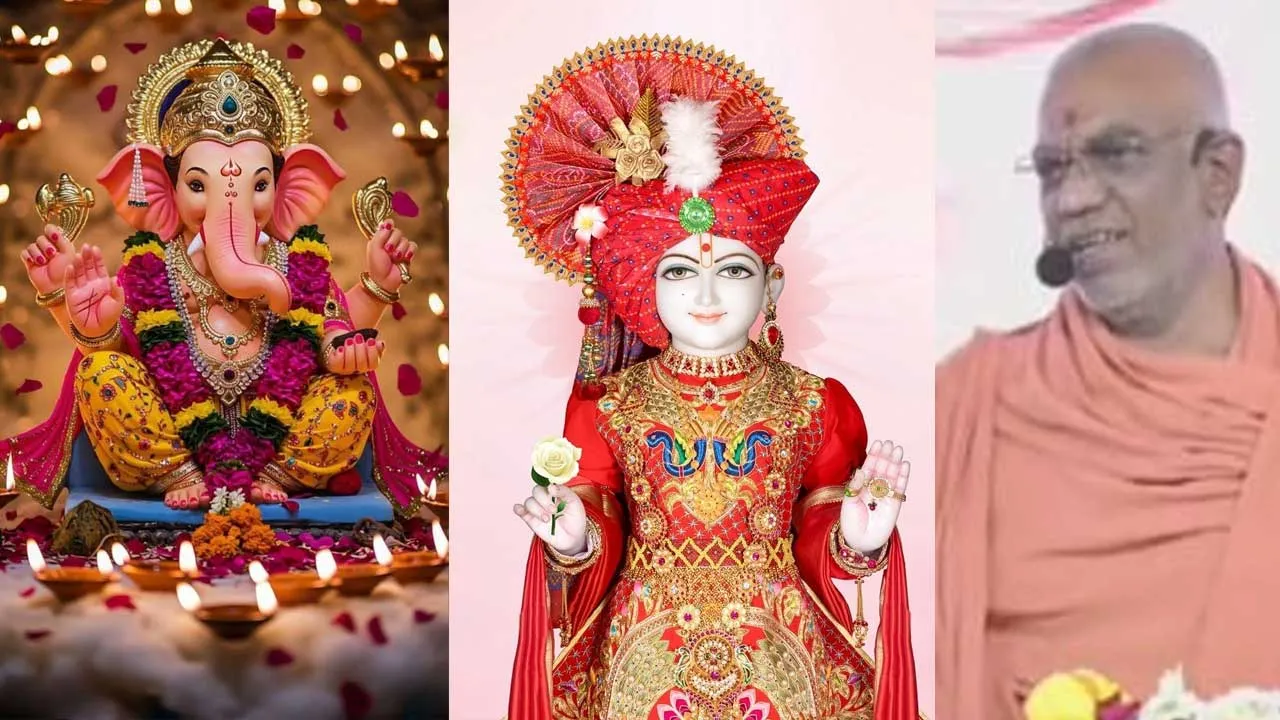 ‘ગણપતિ મહારાજ અને ઘનશ્યામ મહારાજ માસિયાઈ ભાઈ થાય’, સ્વામિનારાયણ સંપ્રદાયના સાધુનો લવારો, જુઓ વીડિયો