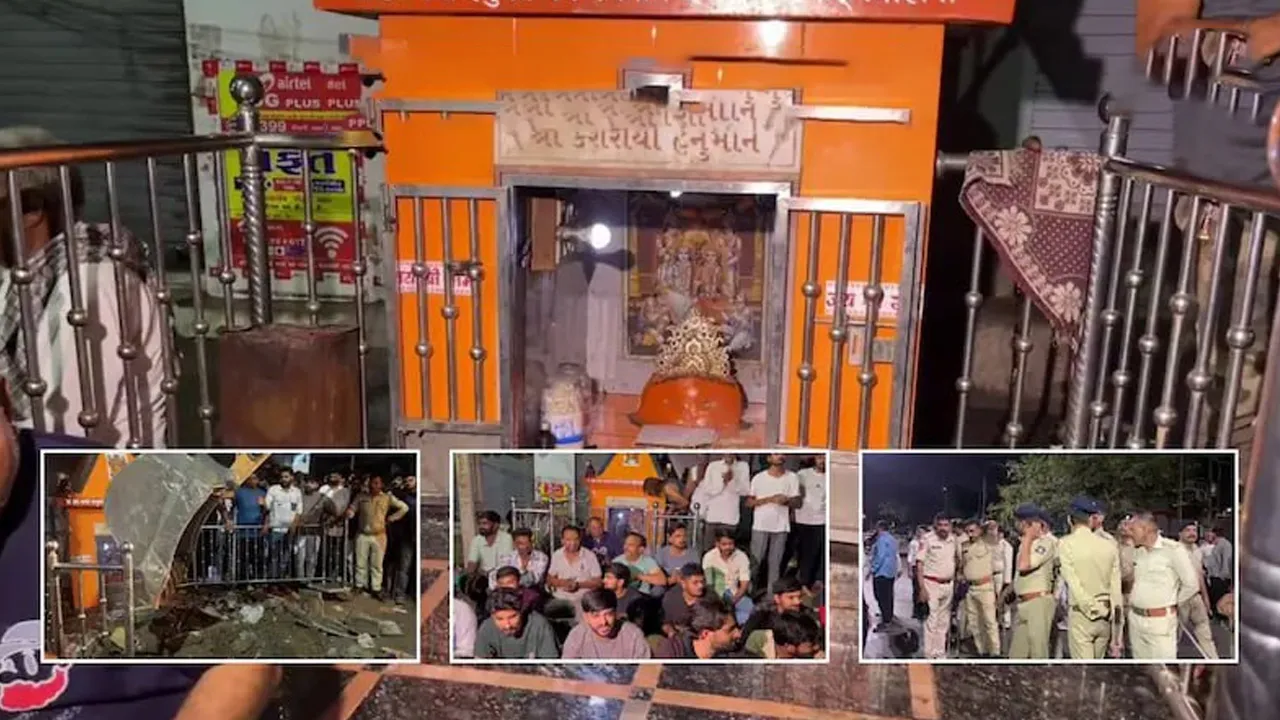 રાજકોટમાં 12 મંદિરોનું ડિમોલિશન, સ્થાનિકો લોકો બોલ્યા- કોર્પોરેટરોને મત મળી ગયા તો આજે આરામથી સૂતા છે