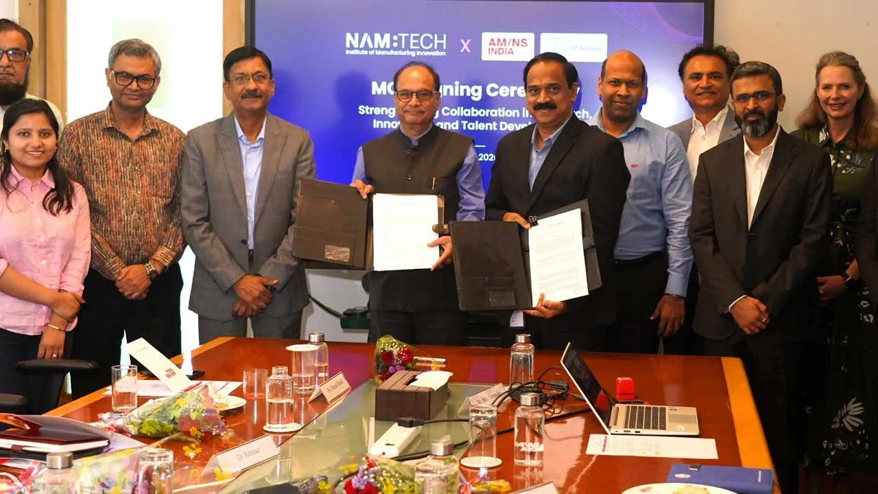 AMNS ઈન્ડિયા અને IIT રૂરકીએ ઉત્પાદન અને ટેકનોલોજીમાં સમજૂતી કરાર પર હસ્તાક્ષર કર્યા