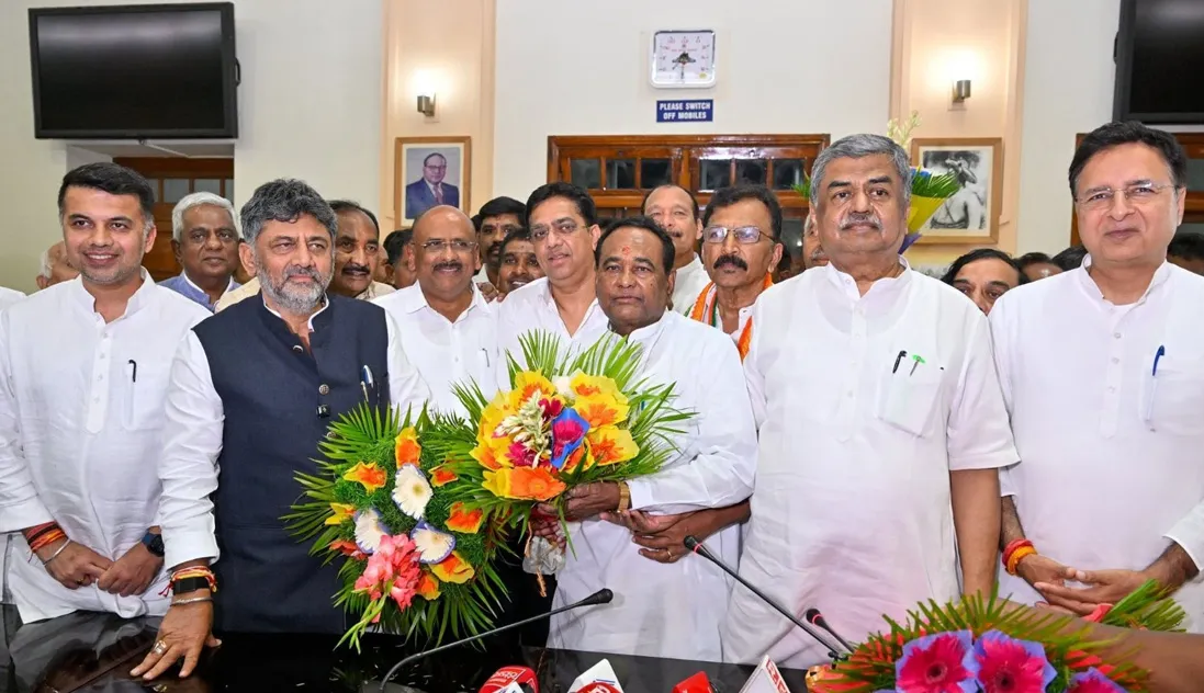 કર્ણાટક MLC ચૂંટણીમાં કોંગ્રેસની મોટી જીત, ભાજપ-JD(S)માં 'ક્રોસ-વોટિંગ'ને કારણે વિપક્ષને લાગ્યો ઝટકો