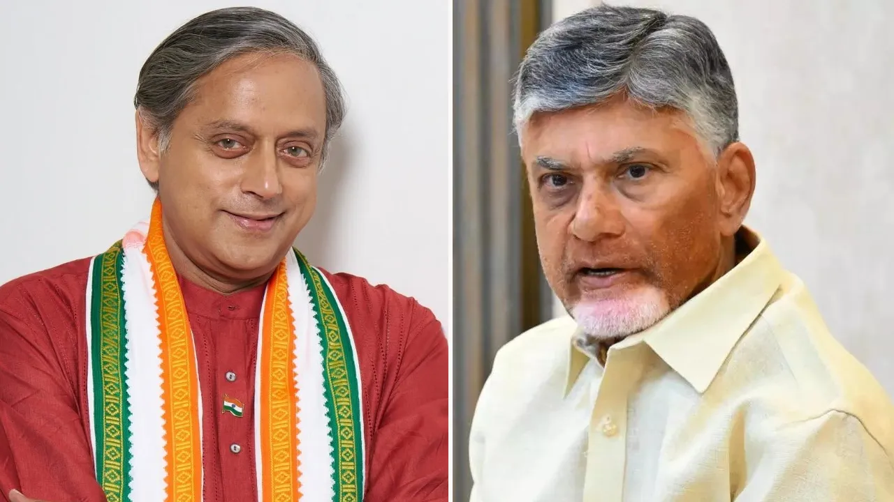 ‘તમારો પગાર 2 લાખ છે, તમારા ડ્રાઇવરનો 20 હજાર...’, જ્યારે સીમાંકન પર શશિ થરૂરે CM નાયડુને સમજાવ્યું ગણિત!