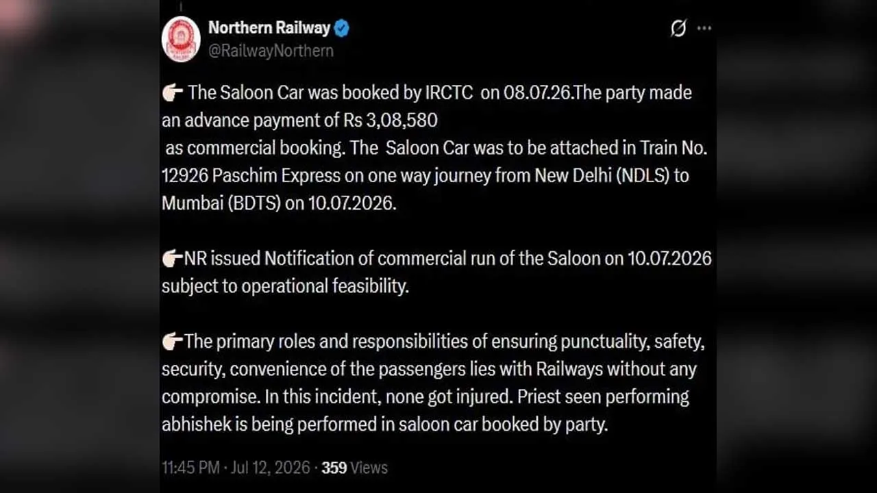Indian Railway-Religious Ritual