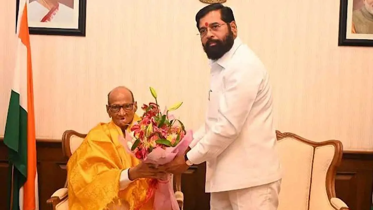 Sharad Pawar-DyCM Eknath Shinde