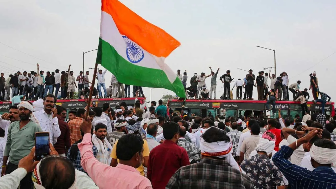 farmers protest