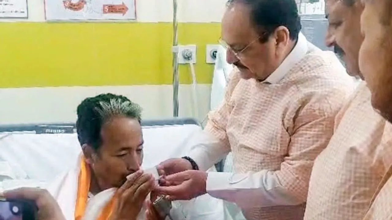 વાંગચુક ઉપવાસ તોડવા માટે કેવી રીતે રાજી થયા? શું હતી પત્ની ગીતાંજલીની ભૂમિકા? જાણો ઈનસાઇડ સ્ટોરી