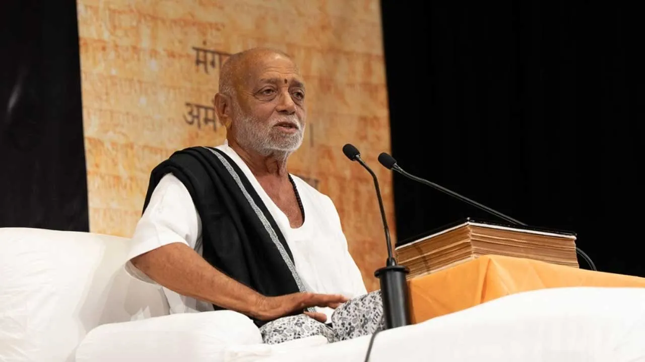  હાર્વર્ડમાં મોરારી બાપુની 982મી રામકથાનો દિવ્ય આરંભ