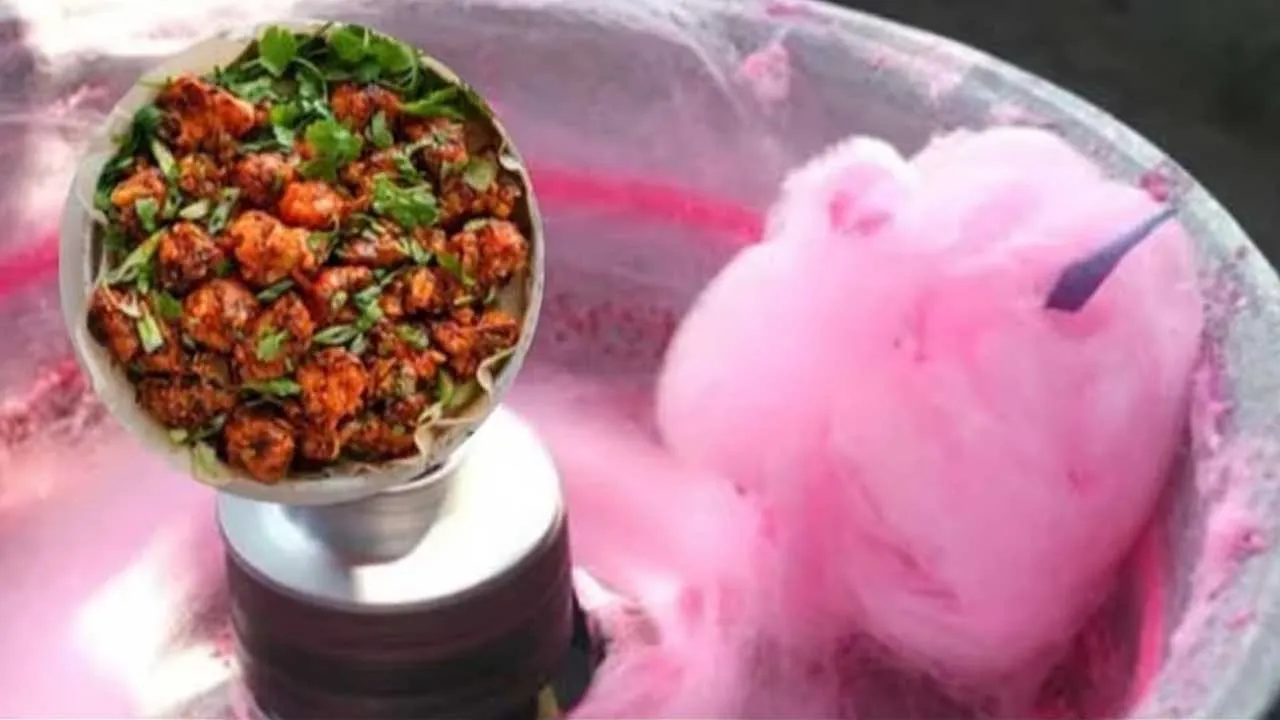 Cotton Candy-Gobi Manchurian