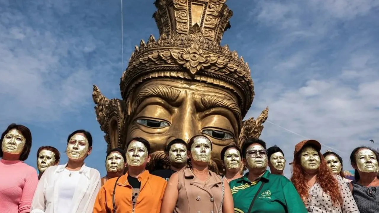 Thailands-Gold-Leaf-Face 