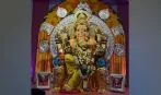 66 કિલો સોનું અને 366 કિલો ચાંદીથી સુશોભિત ગણપતિ બાપ્પા; ₹703 કરોડનો વીમો