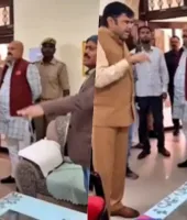 ધારાસભ્યએ સરકારી એન્જિનિયરને કહ્યું, 'હું તને ચપ્પલથી માર મારીશ, તારા કપડા ઉતારીને ફેરવીશ...'