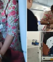 ચાલુ વિમાનની અંદર અમેરિકન મહિલા શ્વાસ ઘૂંટાવાથી બેભાન થઇ ત્યારે કોંગ્રેસ નેતાએ બચાવ્યો તેનો જીવોમ