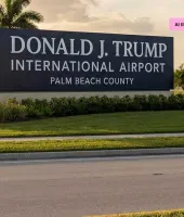 ટ્રમ્પે પામ બીચ ઇન્ટરનેશનલ એરપોર્ટનું નામ પોતાના નામ પર કરી દીધું!