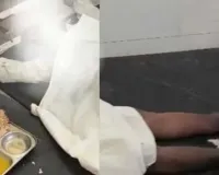 અયોધ્યાની સરકારી હોસ્પિટલનું શરમજનક દ્રશ્ય; દર્દીના પગને બાંધવામાં આવ્યા, જીવ ગયો