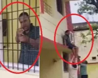 પોલીસ ઓફિસર ગર્લફ્રેન્ડ સાથે સરકારી ઘરમાં હતો, પત્નીએ આવીને દરવાજે તાળું મારી દીધું! પછી તે છત પરથી કૂદ્યો