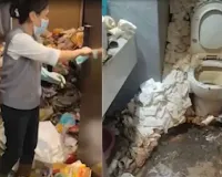 એક માણસ ગેમિંગ રમવા માટે બે વર્ષ સુધી હોટલમાં બંધ રહ્યો, પણ હવે હોટેલ સ્ટાફ તેનો રૂમ જોઈને પછતાઈ રહ્યો છે