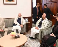 સંસદમાં હોબાળો અને શિયાળુ સત્રની પૂર્ણાહુતિ બાદ બધી પાર્ટીઓના સાંસદોએ સાથે બેસીને ચાની ચૂસ્કી લીધી