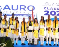 AURO યુનિવર્સિટીના 13મા દિક્ષાંત સમારોહમાં 313 સ્નાતકોનું સન્માન