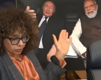 PM નરેન્દ્ર મોદી-રાષ્ટ્રપતિ પુતિનની સેલ્ફીથી USમાં હલચલ.. ફસાઈ ગયા ટ્રમ્પ!... અમેરિકામાં વિપક્ષે ગંભીર આરોપ લગાવ્યા