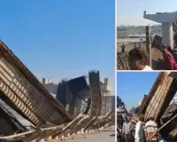 વલસાડમાં 42 કરોડના ખર્ચે બની રહેલો નિર્માણાધીન બ્રિજ ધડામ; 5 શ્રમિક ઇજાગ્રસ્ત